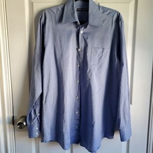 DOLCE & GABBANA Mens Button Down Blue Shirt